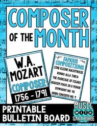 W.A. Mozart - Composer of the Month Digital Resources Thumbnail